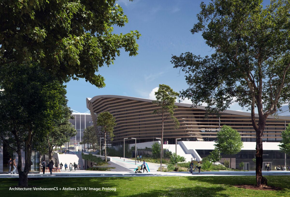 Olympic Aquatics Centre Paris 2024 VenhoevenCS architecture + urbanism