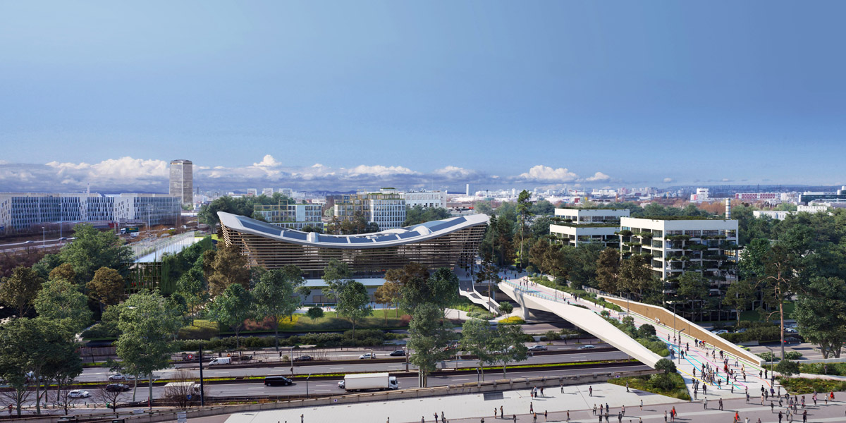 Aquatics Centre Paris 2024 VenhoevenCS architecture+urbanism