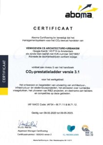 Certificaat CO2 prestatieladder Niveau 5