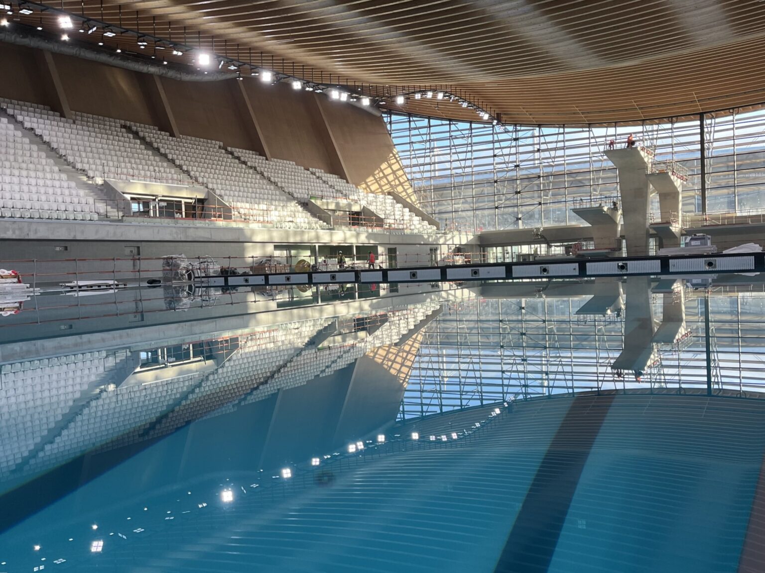 Aquatics Centre Paris 2024 VenhoevenCS architecture+urbanism